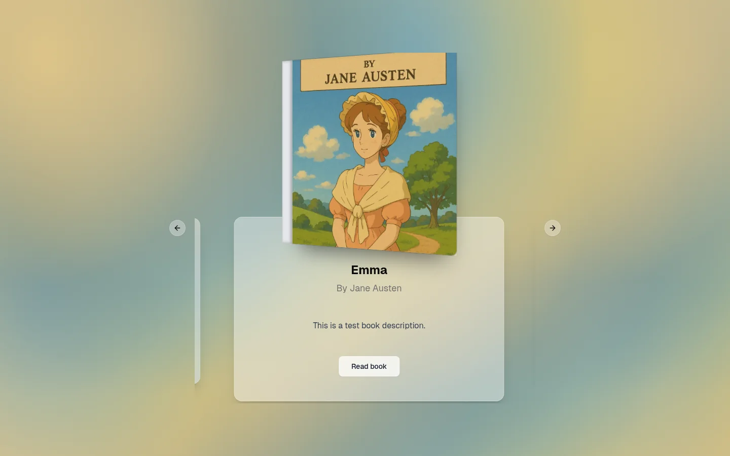 Rewriter reading workspace with adapted text and narration controls